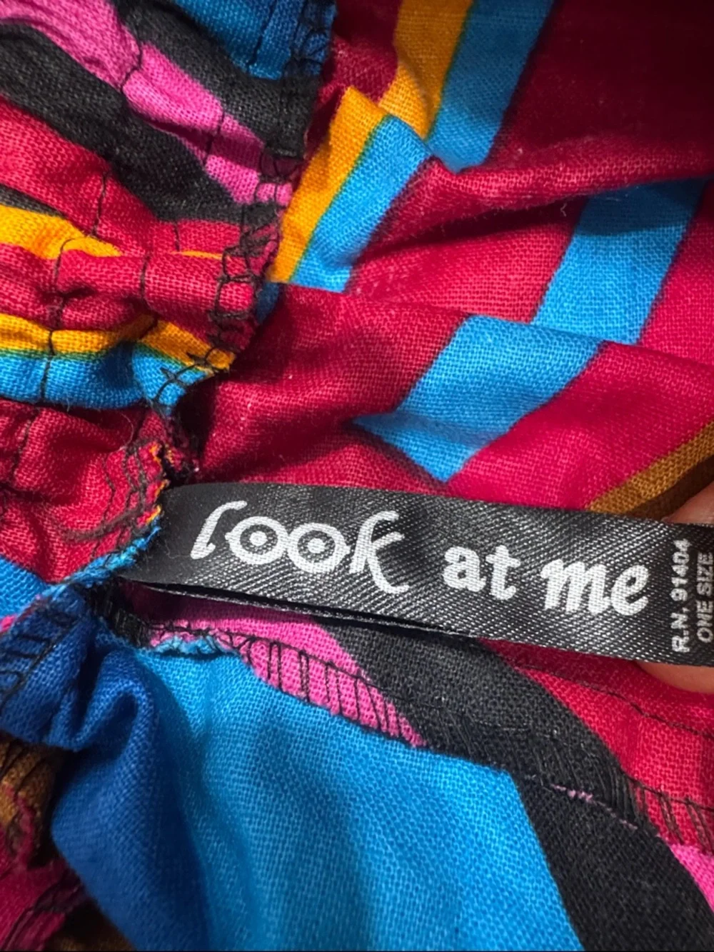 Vibrant Multicolor Striped Maxi Skirt - Pink, Blue & Yellow - Picture 2 of 5